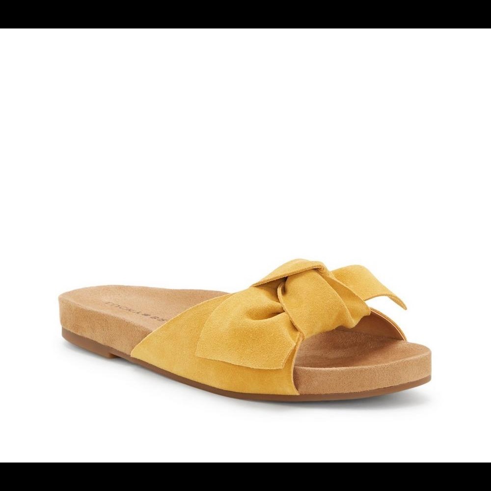 NWOB Florene Mustard Slide Sandal